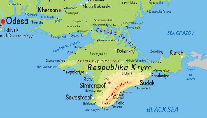 mapa Krymu